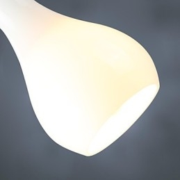 Lampada a sospensione moderna in metallo cromato in stile mini contemporaneo