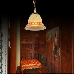 Lampade a sospensione in bronzo europeo retrò classico