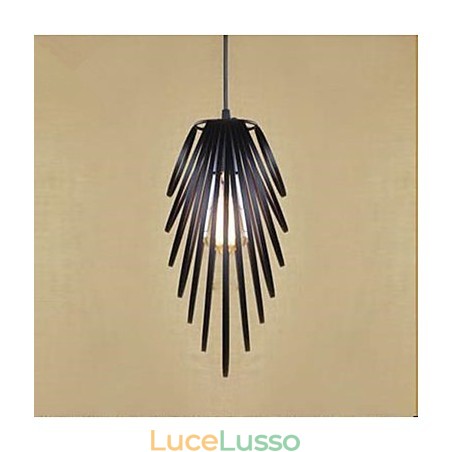 Lampada a sospensione moderna retrò americana a testa singola Lampada a sospensione moderna retrò americana a testa singola