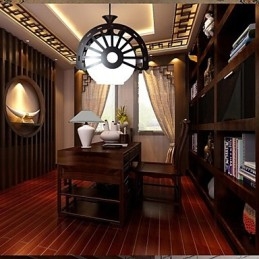 Stile retrò moderno degli antichi per l'illuminazione classica della lampada del lampadario in legno