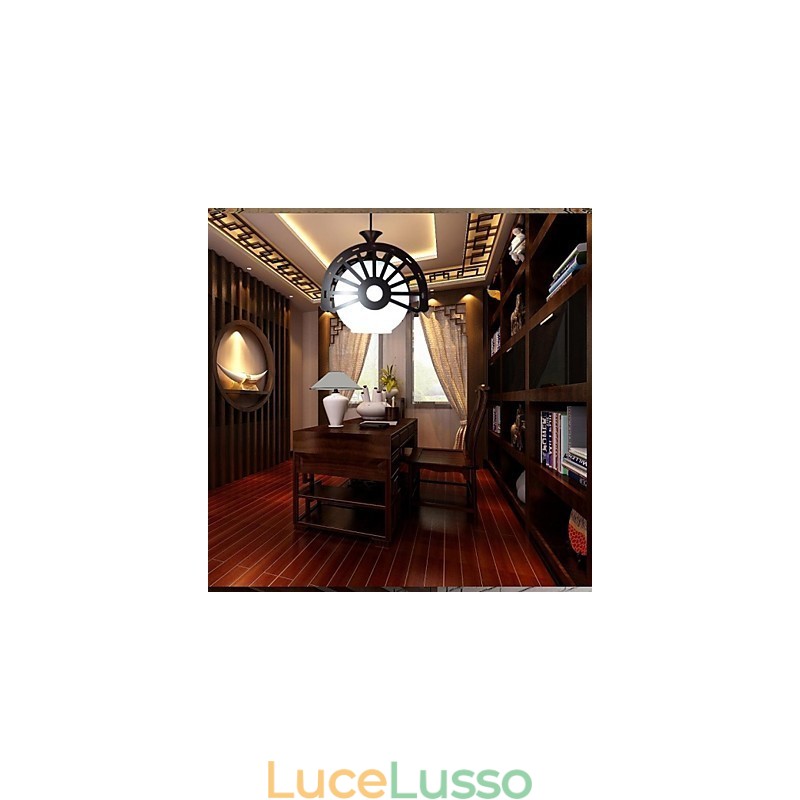 Stile retrò moderno degli antichi per l'illuminazione classica della lampada del lampadario in legno