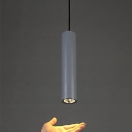 Lampada a goccia piccola in gesso con testa singola, stile retrò, contratta, calda e romantica