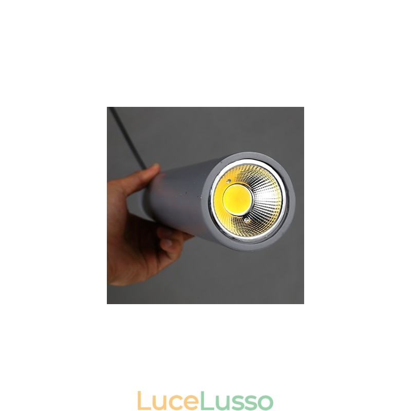 Lampada a goccia piccola in gesso con testa singola, stile retrò, contratta, calda e romantica