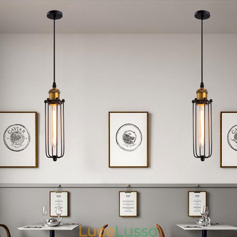 Linea Paese Stile Industriale Creativo Gladiatore Restaurare Modi Antichi Lampada a Sospensione a Testa Singola