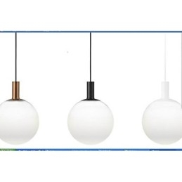 Lampada a sospensione in vetro dal design contrattuale