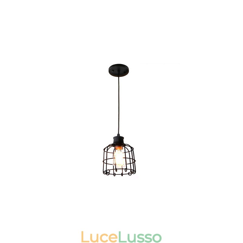 Lampade a sospensione Mini stile rustico Lodge Retro Country Garage Metallo