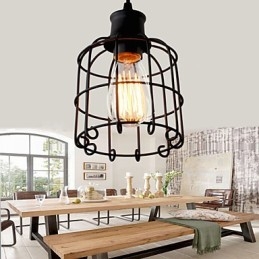 Lampade a sospensione Mini stile rustico Lodge Retro Country Garage Metallo