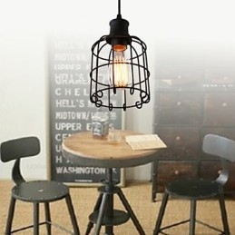 Lampade a sospensione Mini stile rustico Lodge Retro Country Garage Metallo