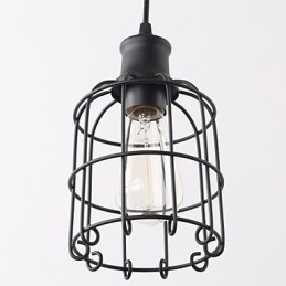 Lampade a sospensione Mini stile rustico Lodge Retro Country Garage Metallo