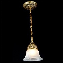 Lampada a sospensione in metallo bronzo retrò vintage classico tradizionale