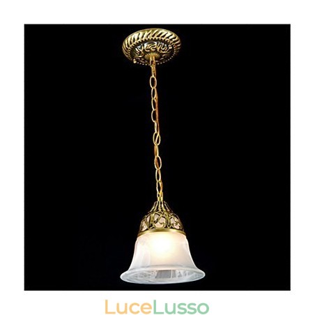 Lampada a sospensione in metallo bronzo retrò vintage classico tradizionale Lampada a sospensione in metallo bronzo retrò vintage classico tradizionale