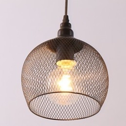 Lampade a sospensione Mini stile rustico Lodge Retro Country Garage Metallo