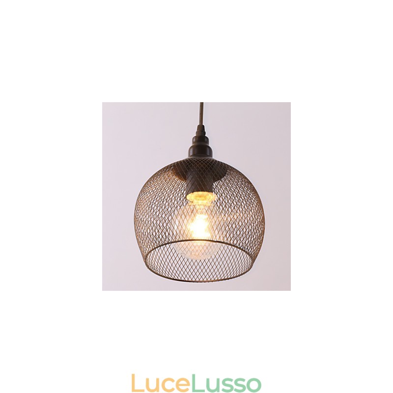 Lampade a sospensione Mini stile rustico Lodge Retro Country Garage Metallo