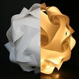 Lampada a sospensione moderna fai da te a forma di palla da 40 cm