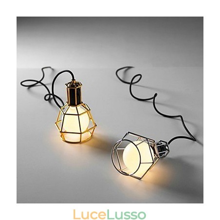 Lampada a sospensione in metallo elettroplaccato Country Garage Lampada a sospensione in metallo elettroplaccato Country Garage