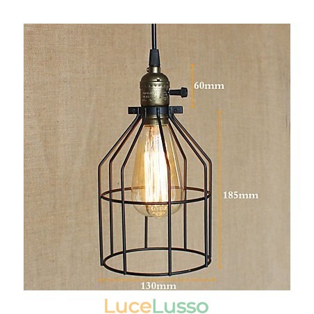 L'industria rurale americana ha assunto un singolo capo per un piccolo lampadario in ferro creativo L'industria rurale americana ha assunto un singolo capo per un piccolo lampadario in ferro creativo