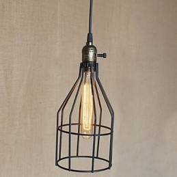 Lampadario piccolo retrò industriale americano