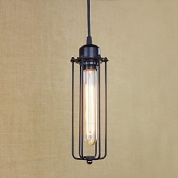 Lampadario rustico in ferro battuto con luce pastorale a flauto