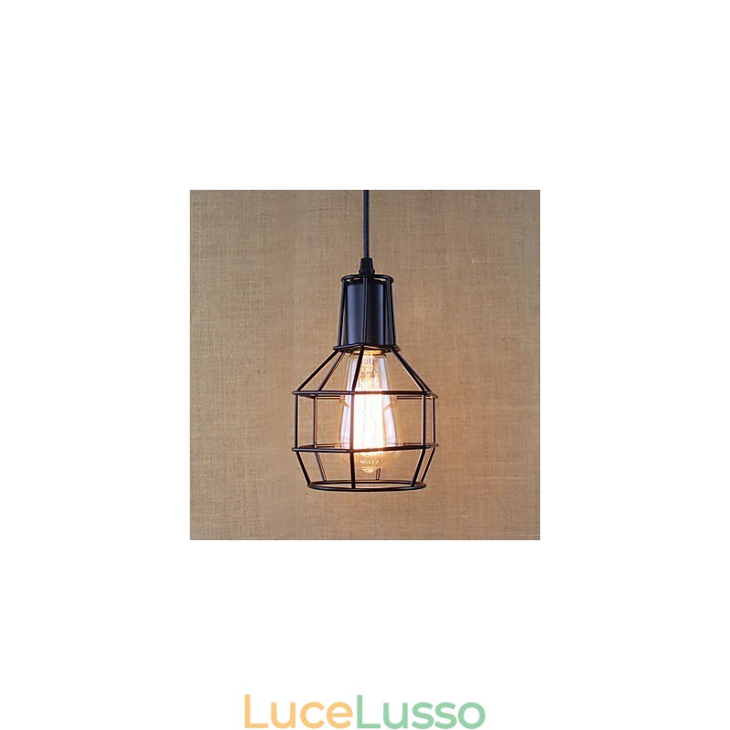 Lampade a sospensione tradizionali classiche vintage retrò country garage metallo