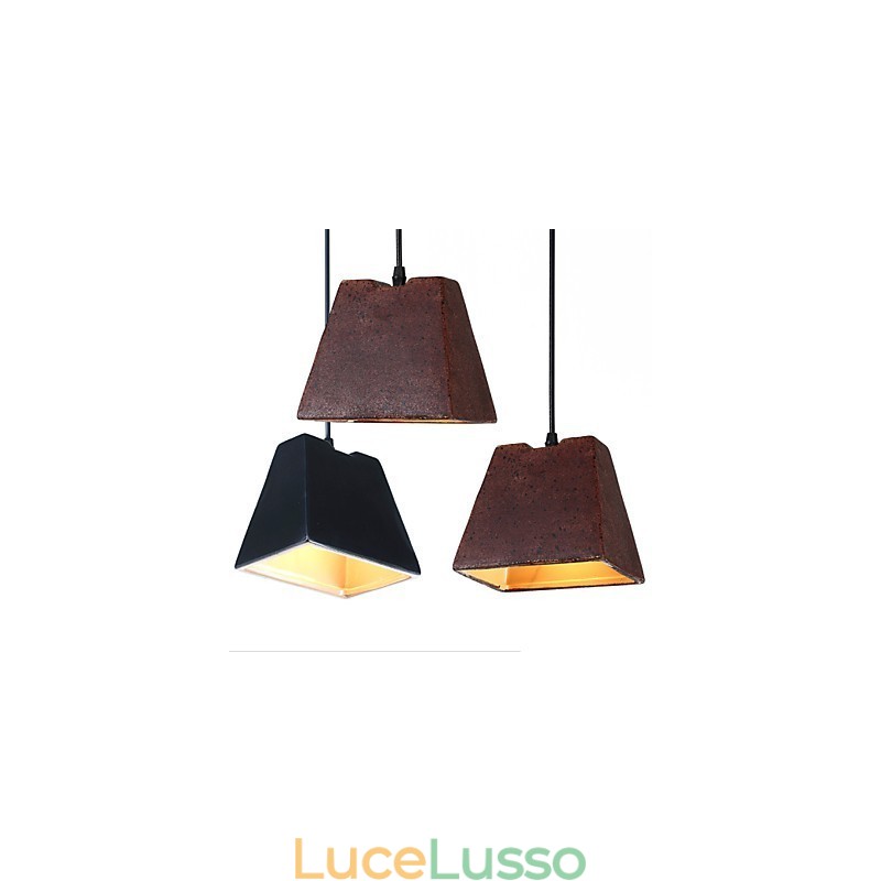 Lampada a sospensione in ceramica vintage Edison, illuminazione industriale, illuminazione a sospensione per la casa