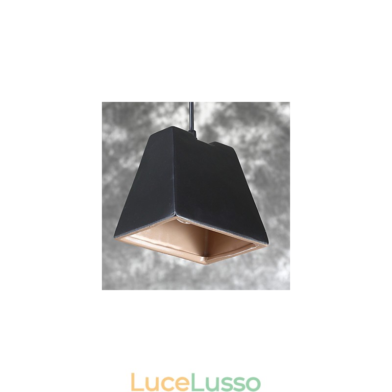 Lampada a sospensione in ceramica vintage Edison, illuminazione industriale, illuminazione a sospensione per la casa