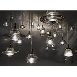 Lampada a sospensione moderna in vetro contemporaneo