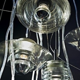 Lampada a sospensione moderna in vetro contemporaneo
