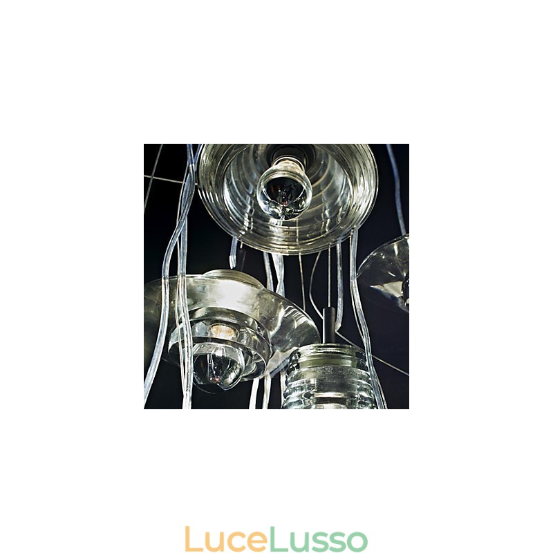 Lampada a sospensione moderna in vetro contemporaneo