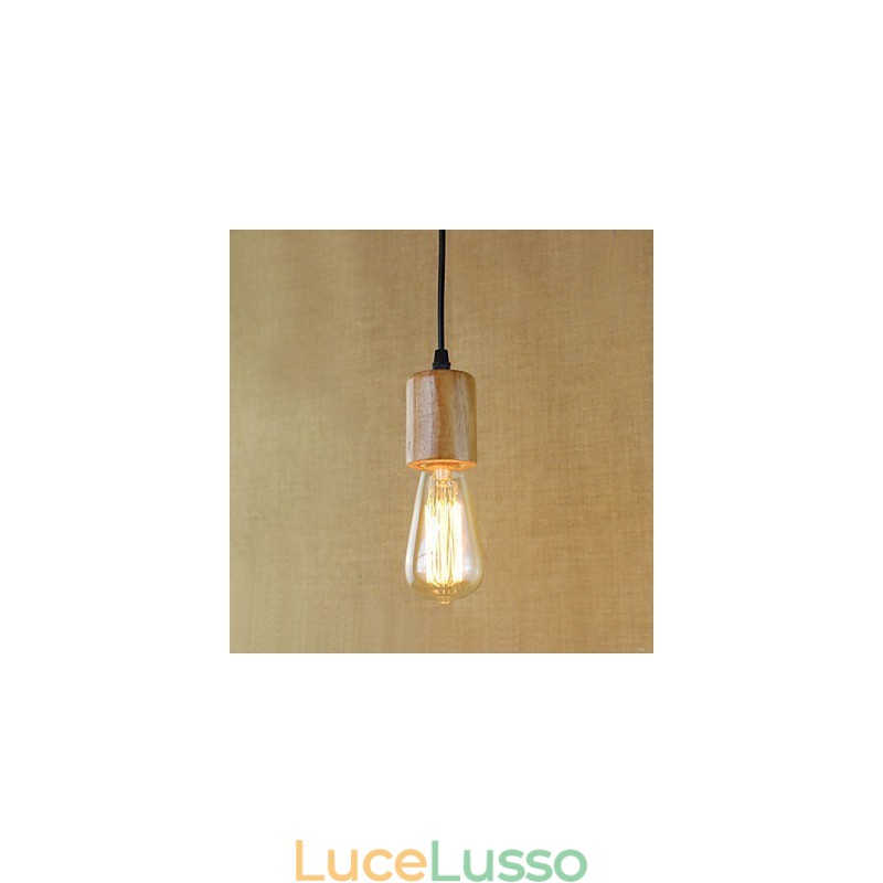 Lampade a sospensione tradizionali classiche vintage retrò country garage legno bambù