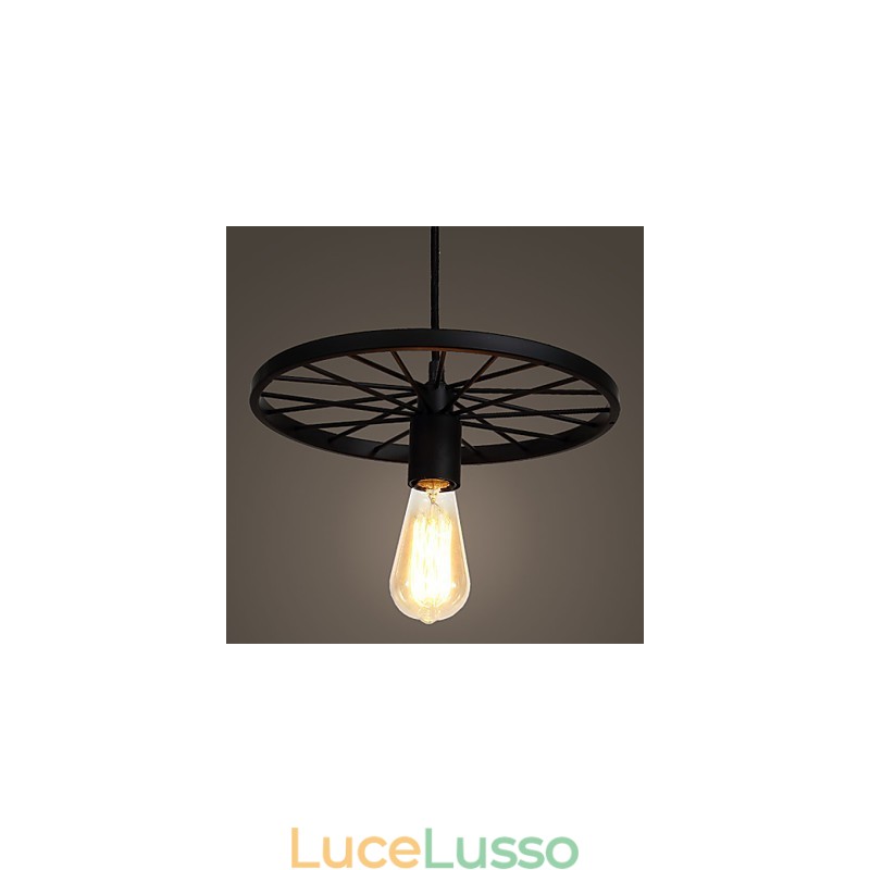 Lampadari a sospensione retrò Loft Lampadario in ferro battuto stile industriale americano