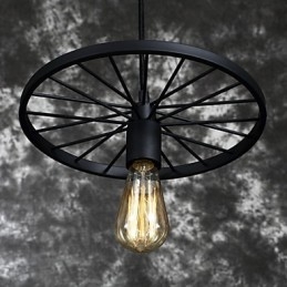 Lampadari a sospensione retrò Loft Lampadario in ferro battuto stile industriale americano
