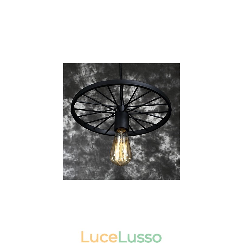 Lampadari a sospensione retrò Loft Lampadario in ferro battuto stile industriale americano