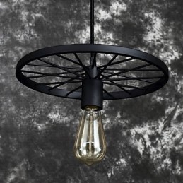 Lampadari a sospensione retrò Loft Lampadario in ferro battuto stile industriale americano