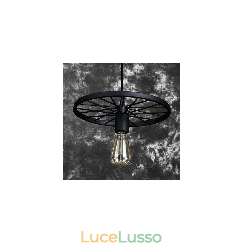 Lampadari a sospensione retrò Loft Lampadario in ferro battuto stile industriale americano
