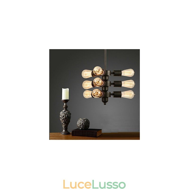 Lampadario retrò Edison
