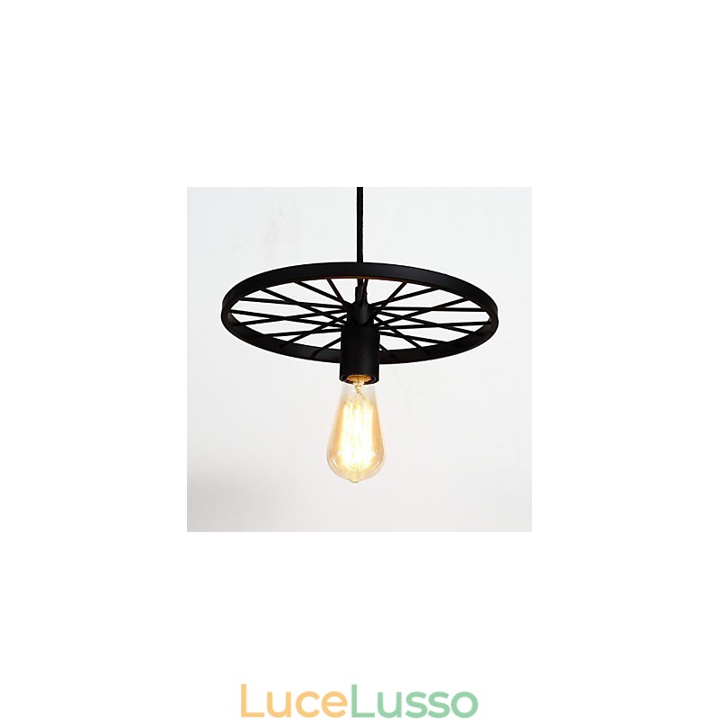 Lampadari a sospensione retrò Loft Lampadario in ferro battuto stile industriale americano