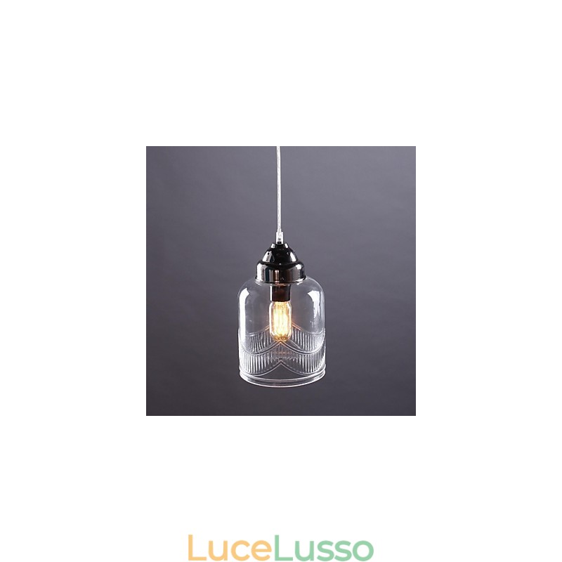 Moderno Contemporaneo Tradizionale Classico Vintage Lanterna Country Nichel Vetro Lampada a Sospensione Sala da Pranzo