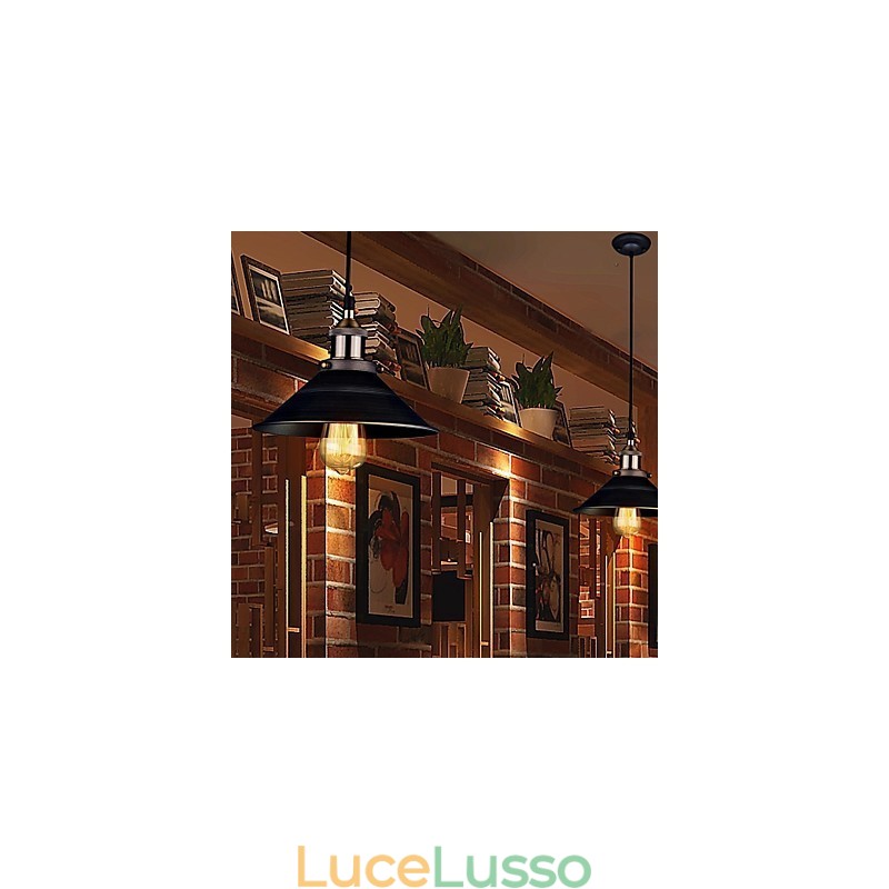 Lampade a sospensione tradizionali classiche vintage retrò in metallo