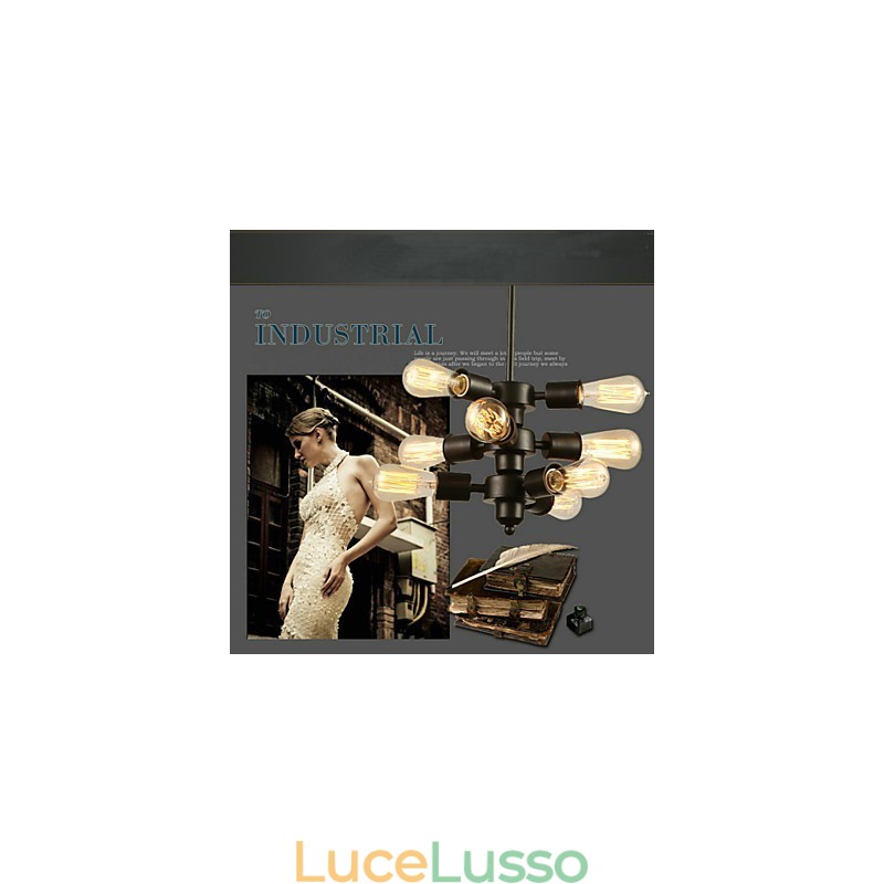 Lampadario retrò Edison