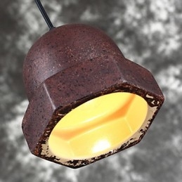 Lampada a sospensione in ceramica vintage Edison, illuminazione industriale, illuminazione a sospensione per la casa