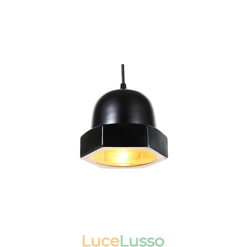 Lampada a sospensione in ceramica vintage Edison, illuminazione industriale, illuminazione a sospensione per la casa