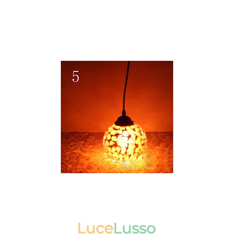 Lampadario in vetro Marcelo G, semplice e alla moda, che restaura i modi antichi