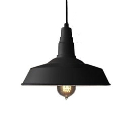 Lampada a sospensione in metallo con pittura vintage