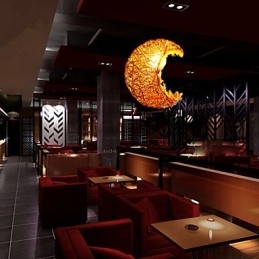Lampada a sospensione moderna con testa singola in rattan intrecciato, stile rurale Cany
