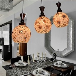 Lampada a goccia semplice a tamburo cilindrico in vetro dritto con testa singola, illuminazione