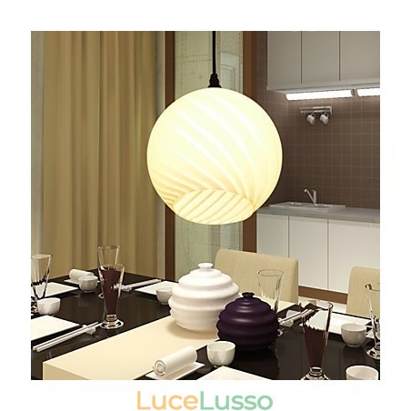 Lampadario in vetro creativo contemporaneo e contratto L Lampadario in vetro creativo contemporaneo e contratto L