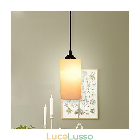 Lampada a goccia con testa singola in vetro dritto rotondo Lampada a goccia con testa singola in vetro dritto rotondo