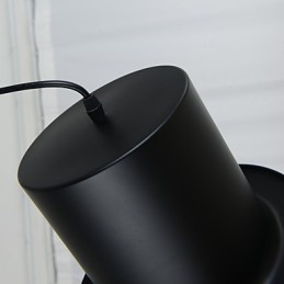 Lampada a sospensione in metallo con verniciatura retrò per garage