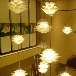 Lampada DropLight con decorazione moderna Lotus