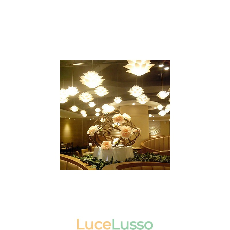Lampada DropLight con decorazione moderna Lotus